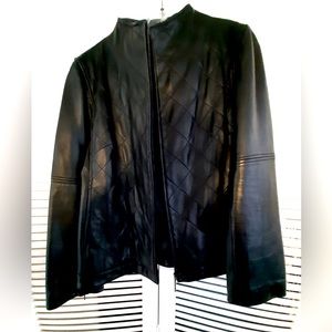 Via Spiga Leather Jacket